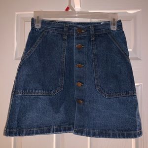 NWOT XS denim skirt